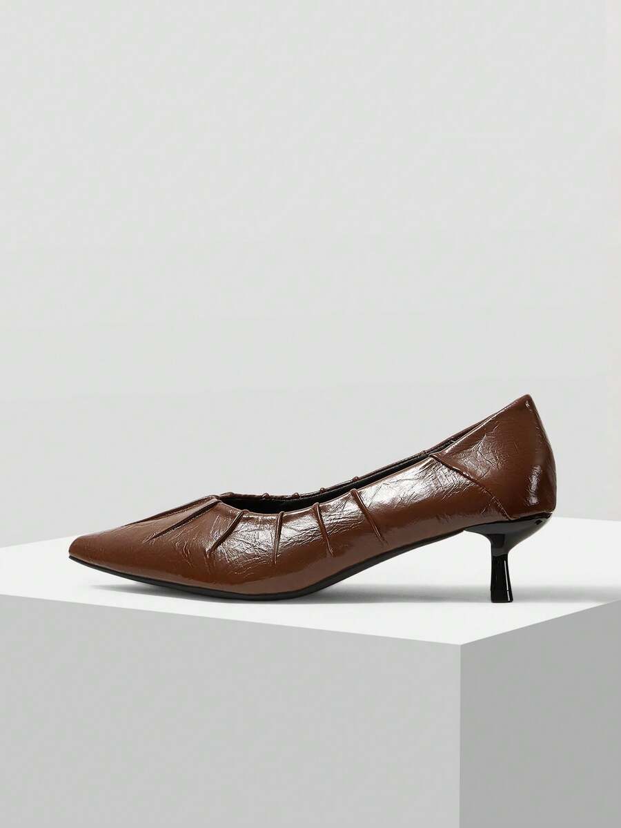 Women Pumps Valentine's Day - Brown - View 1