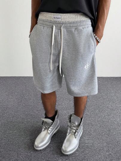 PAVTROS 男士街头学院风嘻哈摇滚风二合一腰带运动短裤，送给男友或老公的礼物，情人节、春夏、送给男友的礼物，狂欢节、复古风、街头服饰、派对、圣帕特里克节、外出