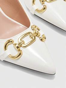 CUCCOO BIZCHIC Women Heeled Sandals Spring Shoes - White - View 10