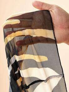 Zivah 2026 Spring/Summer Metal Accent Design Front Coverup Dress, Vacation Style - Black - View 8