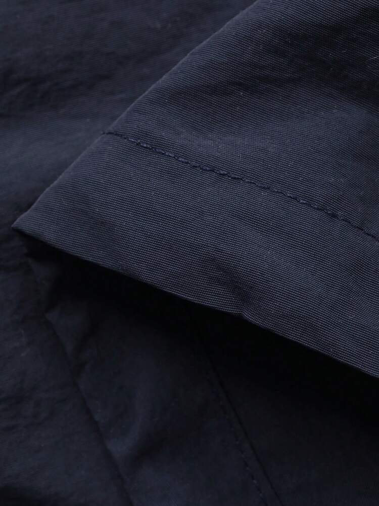 Tween Boy Letter Print Contrast Color V-Neck Short Sleeve T-Shirt And Shorts Casual Set