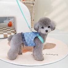 PETSIN Pet Chest And Back Skirt, Cat Traction Strap, Animal Collar Set, Pet Supplies Strap Skirt, Dog Walking Princess Skirt, Pet Chest And Back Skirt+Rope Sweet Princess SBritish Style Chest And Back Set - Multicolor - View 14