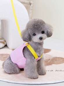 PETSIN Pet Chest And Back Skirt, Cat Traction Strap, Animal Collar Set, Pet Supplies Strap Skirt, Dog Walking Princess Skirt, Pet Chest And Back Skirt+Rope Sweet Princess SBritish Style Chest And Back Set - Multicolor - View 12