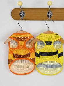 PETSIN Quần áo thú cưng mùa xuân mới, đồ dùng cho thú cưng, quần áo cho thú cưng, áo ba lỗ cho chó, áo thun cho mèo, trang phục cho gấu bông, trang phục cho động vật nhỏ, áo ba lỗ thường ngày mát mẻ, quần áo cho chó, quần áo cho mèo, áo ba lỗ hai mùa xuân hè mới. - Nhiều màu - Xem 8