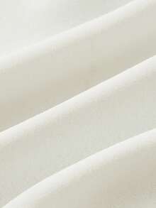 SHEIN Girls' Sleeveless White Dress, Pure White Tone Fresh And Gentle, Large Ruffle Flared Sleeves With Bowknot Back, Pastoral Cute Casual Minimalist Summer Girls Dress - White - View 7