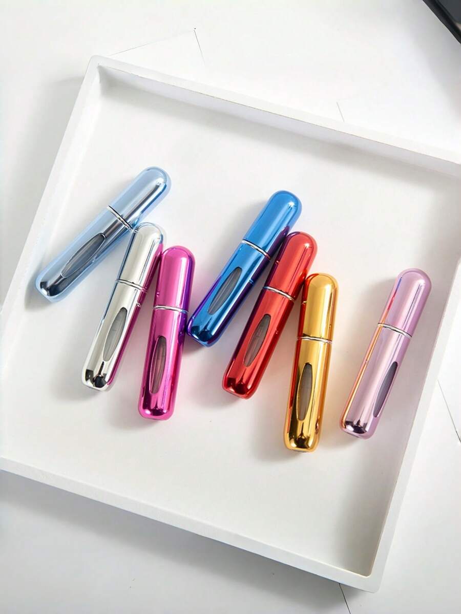 1/5/10 个 5 毫升香水雾化喷雾空瓶，便携式香水旅行可灌装瓶，香水喷雾器，迷你香水样品瓶。 - 彩色 - 查看 1