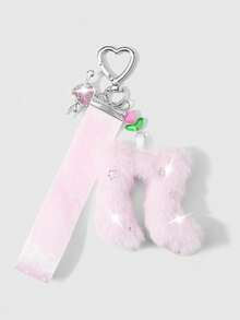 ROMWE Kawaii 1. Móc khóa đa năng mới, sáng tạo, ngọt ngào và dễ thương, tinh tế, cao cấp, màu trắng ngọc trai giả, hình ngôi sao, nơ, hoa dâu tây, đá quý sáng lấp lánh, hình chữ thập, mũi tên xuyên tim, cánh acrylic, chấm bi, dây đeo cổ tay, ngôi sao hai mặt màu hồng, nốt nhạc nhung, mặt dây chuyền DIY, phụ kiện móc khóa, mặt dây chuyền túi xách, thích hợp cho chị em gái, bạn gái, bạn bè, các cặp đôi đeo hàng ngày, quà tặng ngày lễ. - Màu hồng -1 - Xem 18