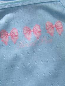 SHEIN Playful Pals 3件套女婴提花吊带背心。无袖设计，清爽透气，可爱时尚，马卡龙粉彩色系，甜美又显身材。面料柔软舒适，休闲可爱，适合春夏外出、户外玩耍、度假、日常穿着和旅行。 - 彩色 - 查看 5
