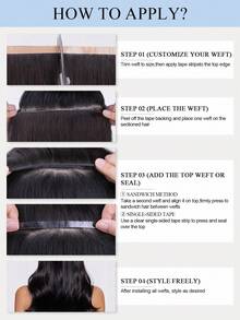 PU Tape Weft Human Hair , No Glue Tape-In Hair Extensions, Seamless PU Skin Weft, 40G-50G, For Fine Hair, Pre-Sealed With Sew-In Clips,Tapes,Sew In Micro Links - S18A-613 - View 6