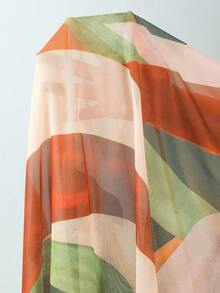 Bộ bikini 3 mảnh Swim Oasis-D dành cho nữ, họa tiết ngẫu nhiên, cổ chữ V sâu, đính kim loại, dáng maxi, thích hợp cho mùa xuân/hè. - Nhiều màu - Xem 7