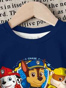 SHEIN | PAW Patrol Young Boys T-Shirt Set - White - View 5