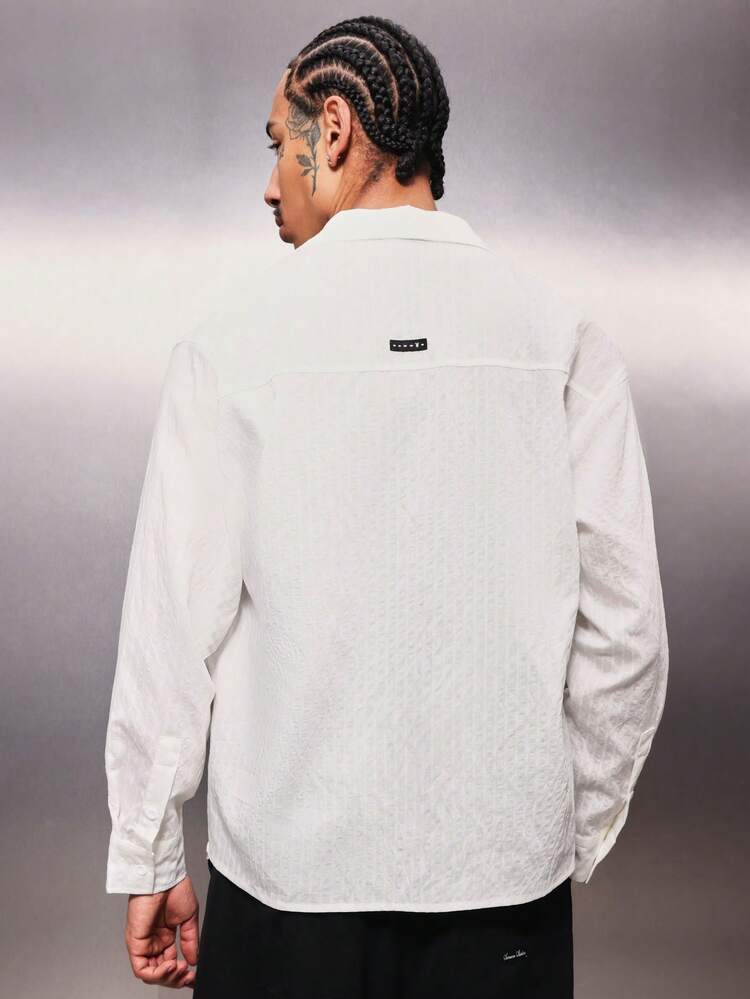 PLAYBOY X SUMWON Relaxed Revere Collar Shirt With Cherry Print