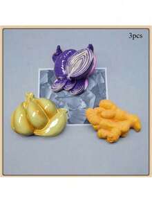 1个/3个/4个/5个/5个-1/6个/6个-1/7个/8个/9个/10个/10个-款式1/10个-2/11个 新款卡通水果蔬菜造型磁性树脂冰箱贴，自然风磁性冰箱贴，可爱装饰品，桌面配件，厨房办公室白板储物柜和洗碗机个性化装饰品，厨房装饰，家居装饰，情人节礼物，送给朋友和亲戚的礼物 - 彩色 - 查看 23