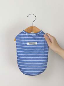 PETSIN Pet Spring New Dog Clothes Animal Supplies Pet Clothing Dog Tank Top Cat T-Shirt Teddy Outfits Small Animal Attire Casual Cool Tank Top Dog Clothes Cat Clothes Two-Season Spring & Summer New Tank Top - Multicolor - View 6