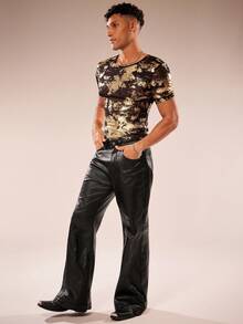 FeverCity 男士圆领短袖休闲修身夏季时尚T恤 - 彩色 - 查看 6