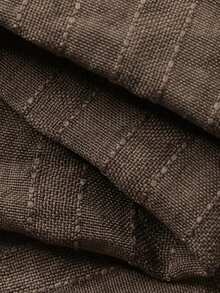 DAZY 女士优雅系领上衣和休闲裤两件套，夏季 - 卡其色 - 查看 3