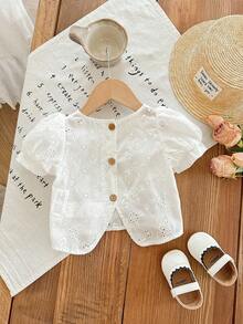 SHEIN LMoss Kids 这款女婴连体衣可爱百搭，休闲印花翻领衬衫，后背镂空设计，非常适合日常穿着。舒适、休闲又时尚，适合秋冬季节、生日派对、聚会、演出、婚礼、洗礼、学校典礼、室内外活动、日常生活、运动、玩耍、拍照、度假等场合。春夏季节也同样适合。 - 黃色 - 查看 5