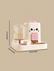 PETSIN Cat Water Dispenser, Cat Food Automatic Feeder, All-In-One Machine, Cat Water Dispenser, Flowing Circulation, Pet Water Dispenser, Household Outdoor Universal Model - 2.6L - View 11