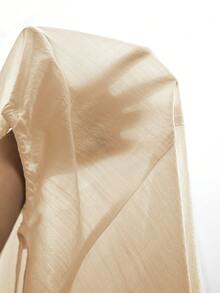 HautHeat Women's Solid Color Pleated Casual Everyday Sleepwear Slip Dress - Yellow - View 6