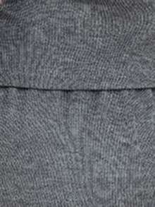 Feyla 女士V领纽扣短袖上衣和长裤休闲两件套 - 灰色 - 查看 7