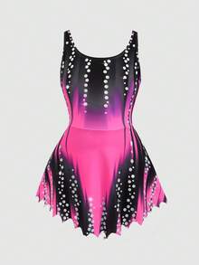 SHEIN 少女修身休闲柔软连体裤 - 彩色 - 查看 2