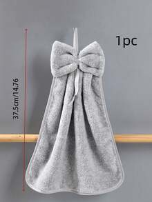 1条/3条装蝴蝶结挂式毛巾，蝴蝶结挂式毛巾，珊瑚绒速干毛巾，吸水性强，柔软带挂环毛巾，厨房清洁毛巾，浴室用品，茶巾，圣诞礼物，家居浴室装饰，秋季装饰，返校季抹布，厨房毛巾 - 彩色 - 查看 13