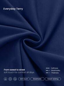 GLOWMODE 日常穿着，轻盈保暖，抓绒面料，可调节撞色抽绳腰带，带口袋，工装慢跑裤，日常休闲街头风。 - Dark Blue - 查看 5