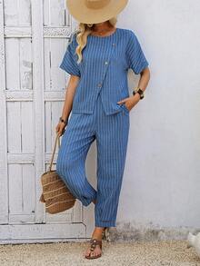 EMERY ROSE Trang phục mùa hè cho nữ, Trang phục đi nghỉ mát cho nữ, Trang phục đi nghỉ dưỡng, Trang phục đi xem hòa nhạc đồng quê cho nữ, Bộ đồ hai mảnh đi nghỉ mát, Trang phục dự tiệc rave, Trang phục lễ hội âm nhạc, Bộ đồ hai mảnh mùa hè cho nữ, Quần áo nữ, Trang phục mùa hè thập niên 1960, Trang phục hai mảnh mùa hè kiểu châu Âu cho nữ. - Xanh và trắng - Xem 6