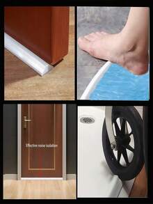 1 Silicone Bathroom Waterproof Strip Shower Dam Sink Countertop Guard Dry Wet Separation Easy Install Must Have Accessory - multicolor - View 5