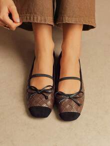 Rosivie Women Flats - Coffee Brown - View 6