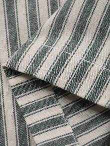 DAZY Tween Boy Comfortable Striped Button-Front Shirt And Pants Pajama Set, Autumn - Green - View 8