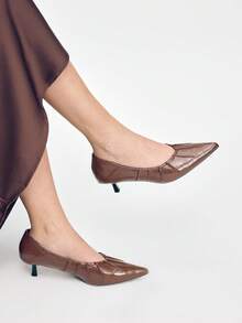 Women Pumps Valentine's Day - Brown - View 10