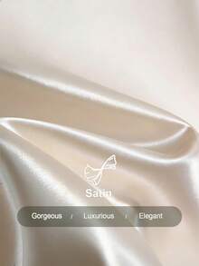 Franclia Áo kiểu satin cổ tròn thanh lịch, đính ngọc trai, viền bèo nhún, màu kaki, thích hợp cho mùa xuân/hè. - Màu be - Xem 7