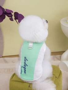 PETSIN 宠物春季新款狗狗服装 动物用品 宠物服装 狗狗背心 猫咪T恤 泰迪熊套装 小型动物服装 休闲酷炫背心 狗狗服装 猫咪服装 春夏两季新款背心 - 彩色 - 查看 15