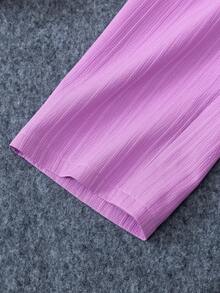 SHEIN 2件套女童休闲T恤和裤子套装 - 彩色 - 查看 6