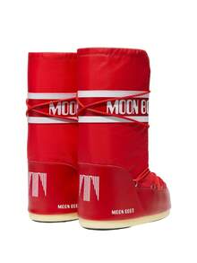 Moon Boot Women's Comfortable Insulated Warm Walking Outdoor Daily Red 80D1400440-D001 - 紅色 - 查看 2