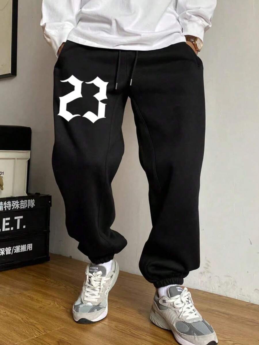 Hombre006 Pantalón Largo Moda Actual - Tela Resistente Transpirable Cómodo para Actividades Diarias Envío Local  México en Stock Versátil en Todas las Combinaciones - Negro - Ver 1