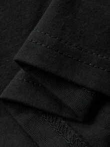 Dazy-Less Women's Loose Casual Chic Polo Collar "Old Money" T-Shirt, Suitable For Spring/Summer, Valentine's Day, Office Wear - Black - View 3