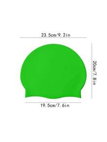 Swimming Cap, Adult Silicone Waterproof Swimming Cap, Universal Silicone Swimming Cap For Boys And Girls, Plus Size, Doesn't Constrict The Head. - Multicolor - View 2