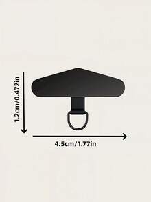 1pc Stainless Steel Phone Anchor Metal Patch Plate For Secure Attachment Anti Loss Safety Strap Mount For Smartphone Tablet Camera Outdoor Sports Travel Festival Essentials - Multicolor - View 7