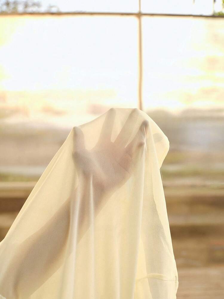 BLUSA DE MANGA LARGA CON CUELLO DE CORBATA DE ENCAJE PARCHE PARA MUJER, PRIMAVERA/VERANO