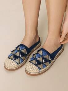 Styleloop Women's Versatile Fashion Flat Shoes For Daily Wear - Navy Blue - View 8