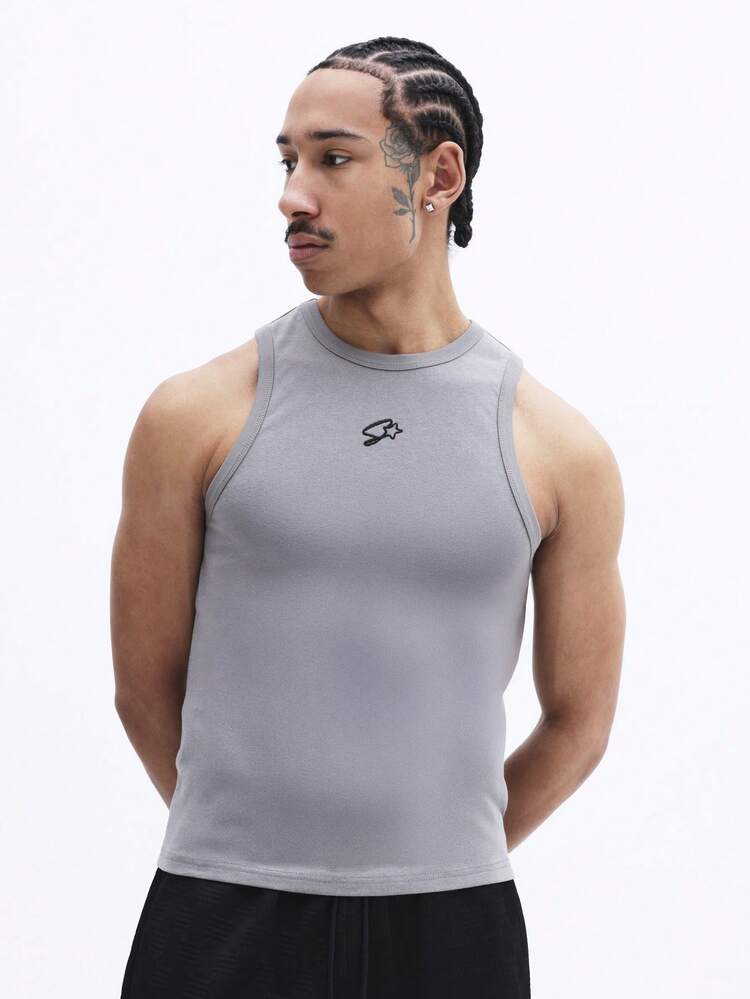 Crew Neck Tank With Logo