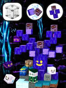 MINKOJA 儿童森林磁力玩具，磁力积木，磁力片，旅行户外玩具，复活节，复活节礼物，儿童节，旅行玩具，磁力积木，拼搭积木，儿童磁力积木玩具 - 彩色 - 查看 6