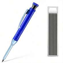 Metal Long Head Deep Hole Carpenter Pencil. Professional Engineering Carpenter Pen. Quick Drying Pencil. 2.8MM Refill. Suitable For Carpentry Decoration Design. This Is The Best Gift For Carpentry Decoration Designers! Student Stationery. - Multicolor - View 18
