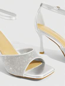 CUCCOO SZL Women's Fashion High Heel Shoes - Silver - View 6