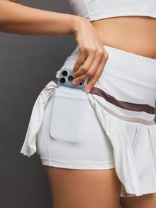 Activina Women's Golf Polo Shirt And Skirt Set - White - View 7