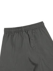Manfinity Homme Men's Solid Color Drawstring Waist Casual Versatile Daily Wear Pants - Grey - View 4