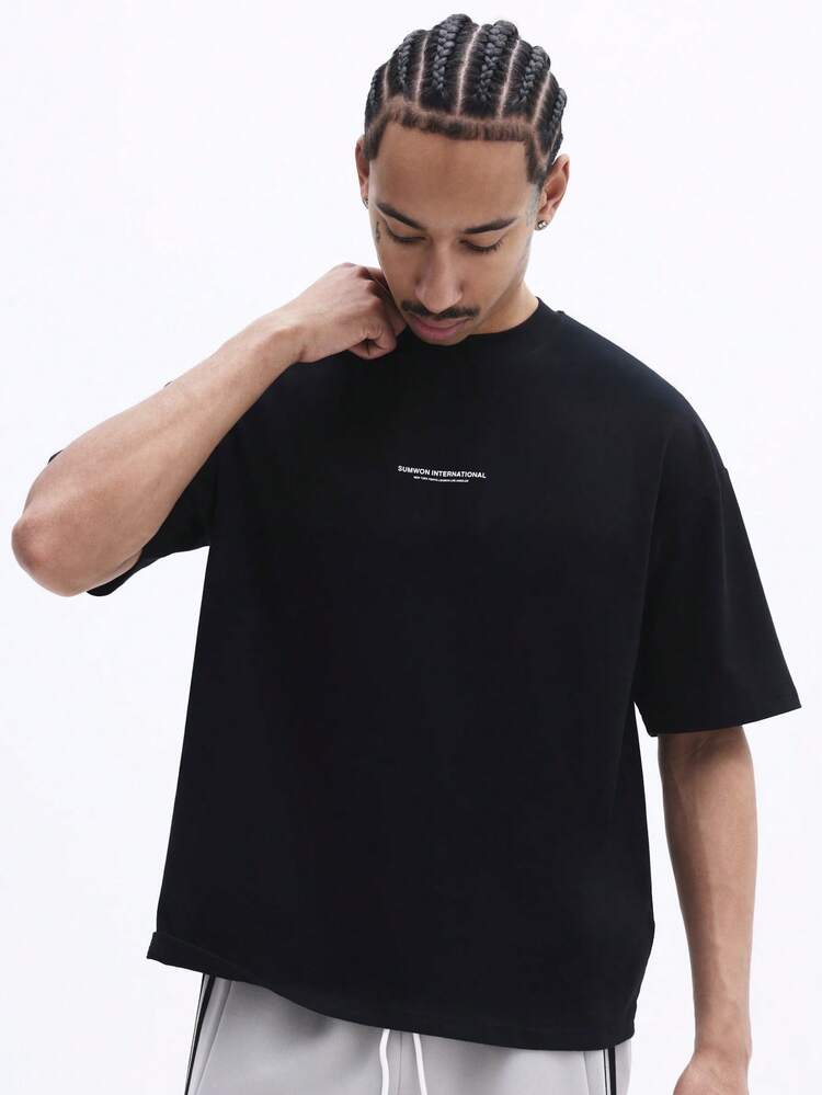 Graphic Crew Neck T-Shirt With Print