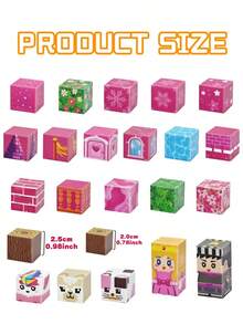 MINKOJA MINKOJA Magnetic Blocks - Building Block For Kids Ages 3-6, Magnet Blocks Cubes For Boys Girls, Stacking Magnet Toy, ,Travel Toy,Easter,Building Blocks,Building Block Sets,Magnetic Blocks - color - View 2